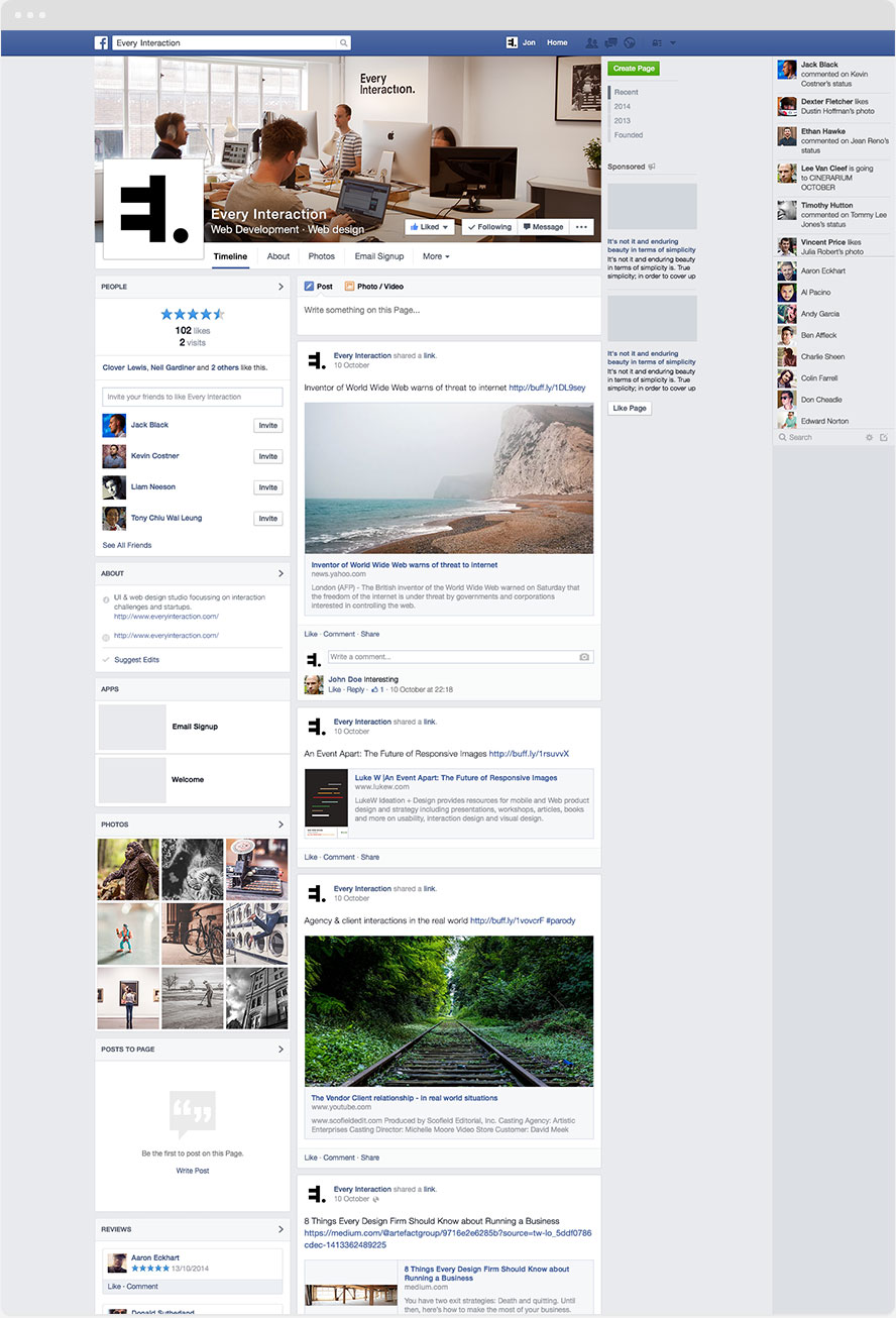 facebook page gui psd template every interaction facebook page template psd