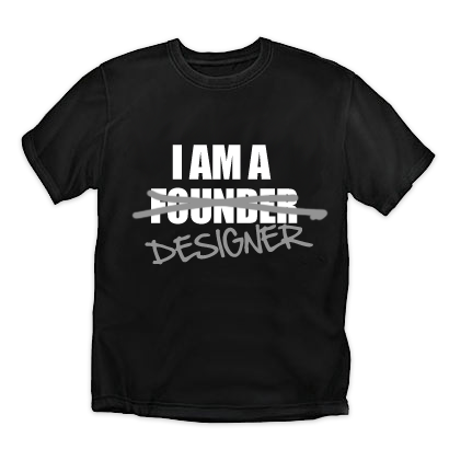 Startup founder (designer) t-shirt