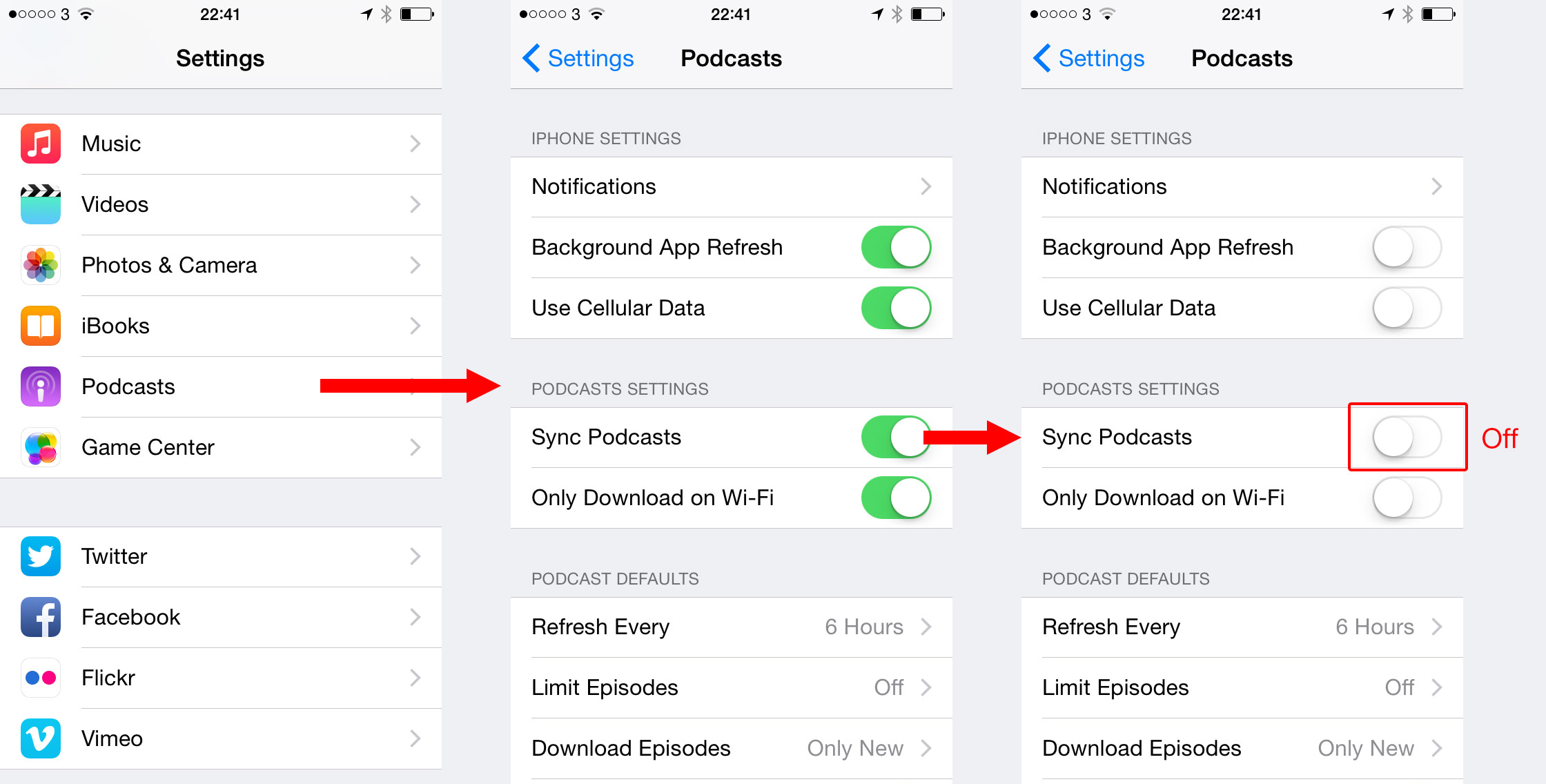turn-off-ios-podcast-app-syncing