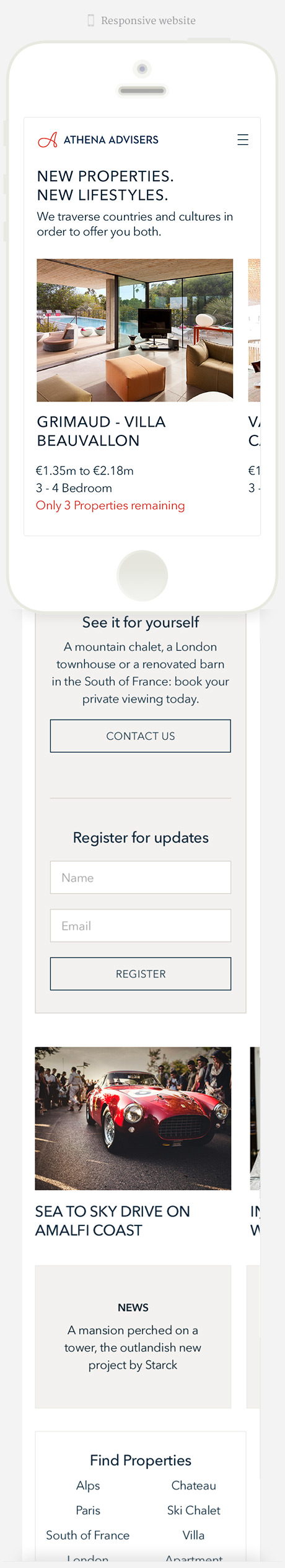 Athena Advisers screenshot