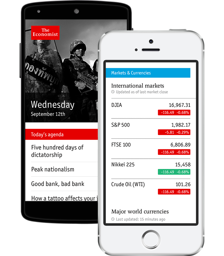 The Economist Espresso screenshot