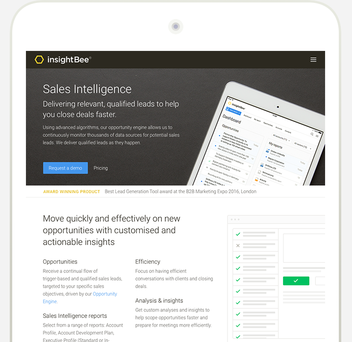 InsightBee screenshot
