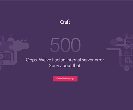 Craft Error 500