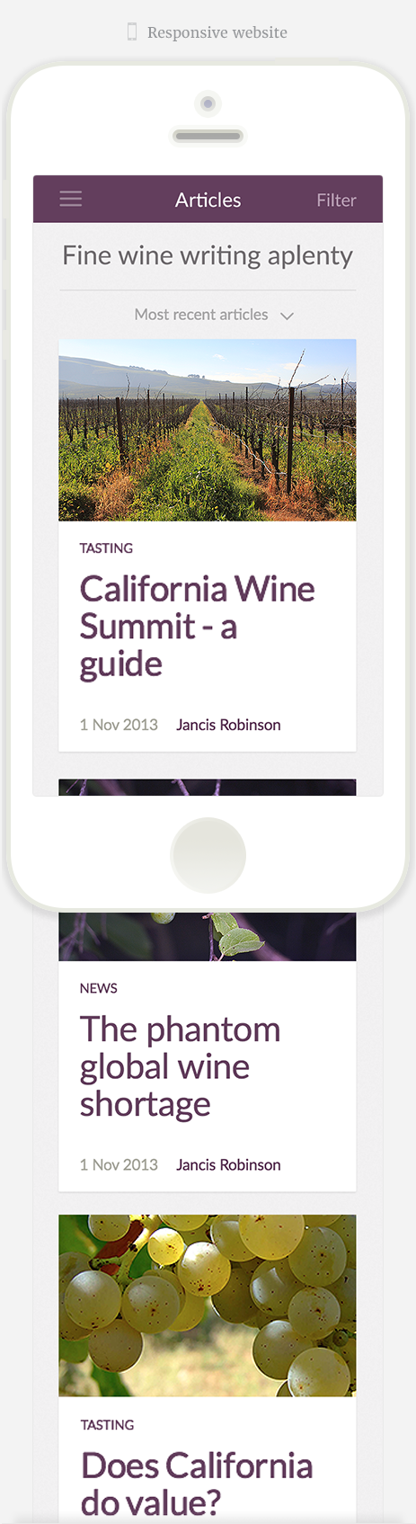 Jancis Robinson responsive website 1