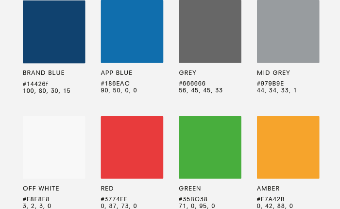 MyDrive Colour Palette