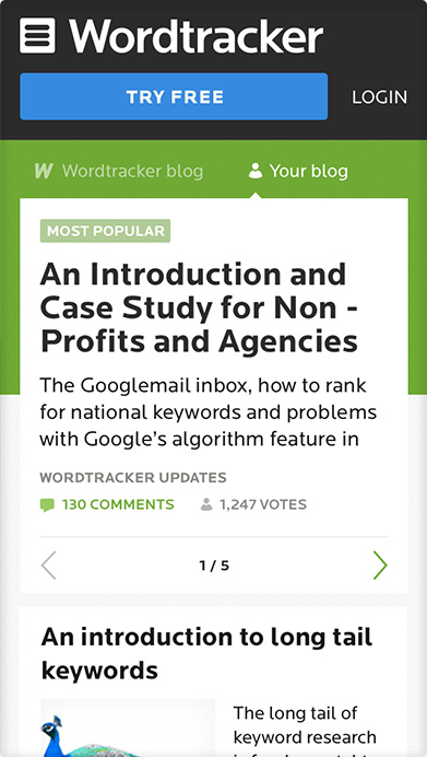 Wordtracker blog