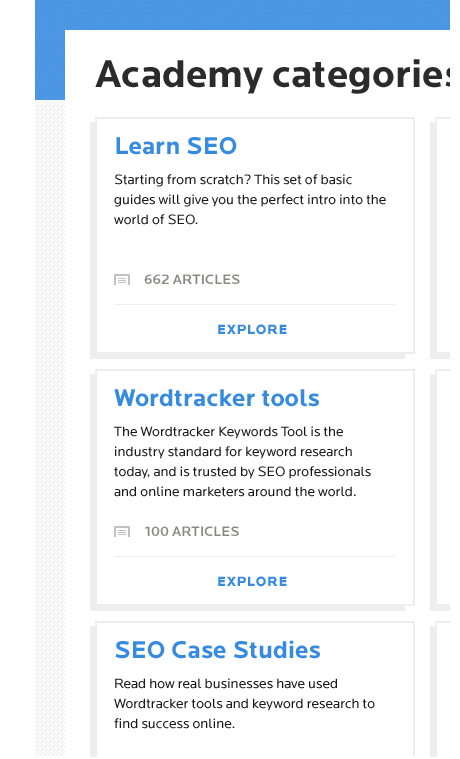 Wordtracker Academy