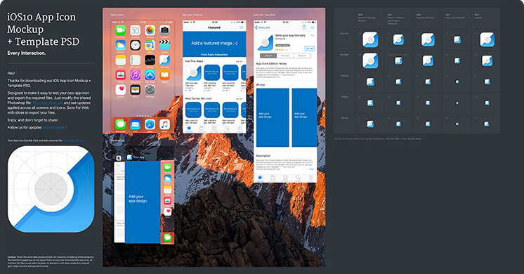 Download Ios 10 11 App Icon Template Psd Sketch Every Interaction