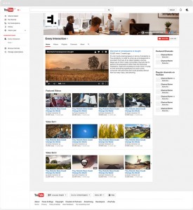 YouTube Channel GUI PSD Template | Every Interaction